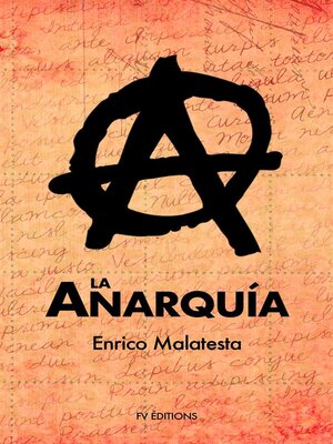 cover image of La Anarquía